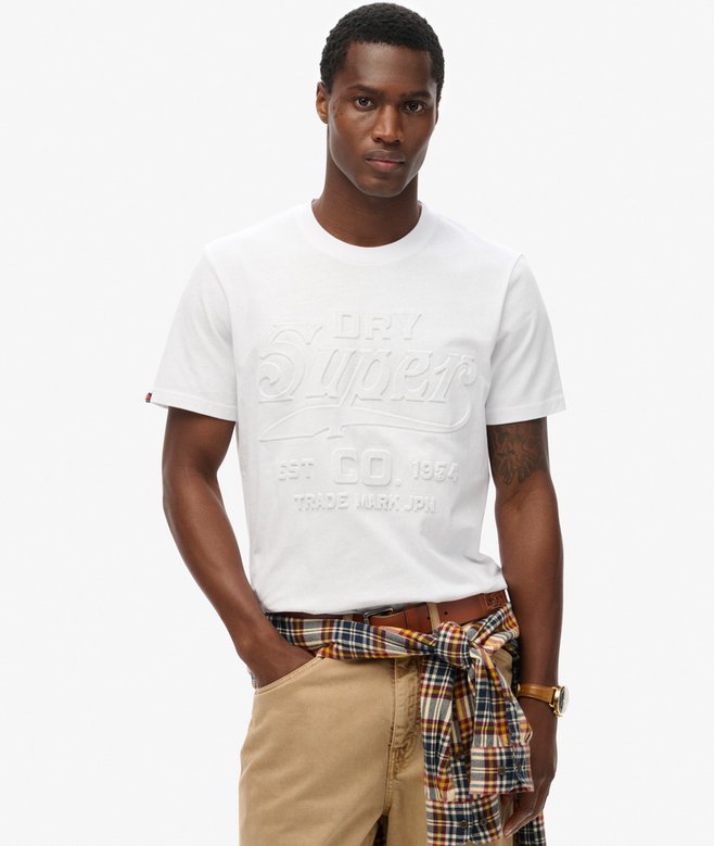 superdry Workwear Embossed Relaxed T-Shirt