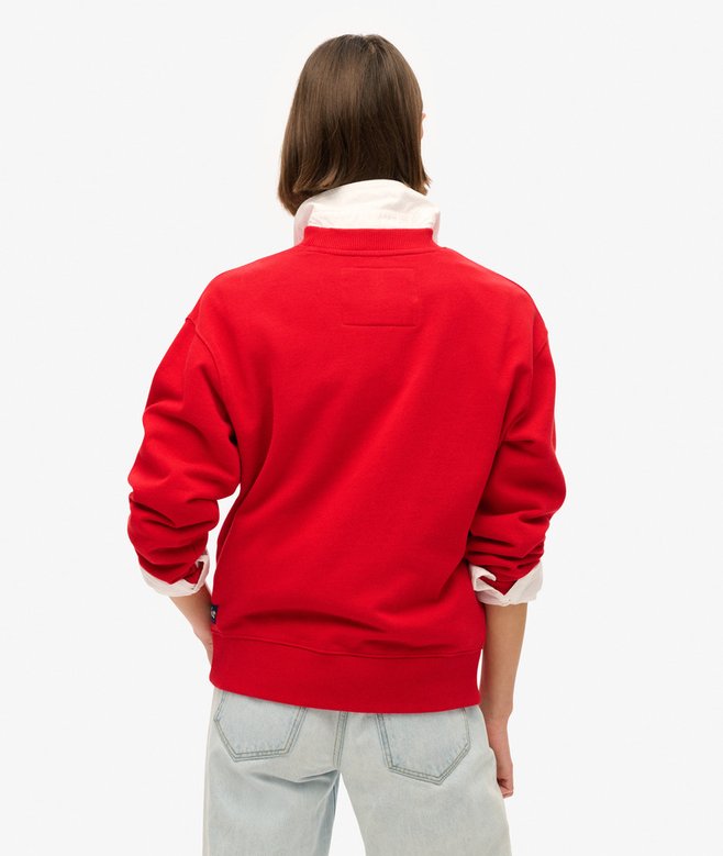 Superdry Workwear Embroidered Loose Crew Jumper