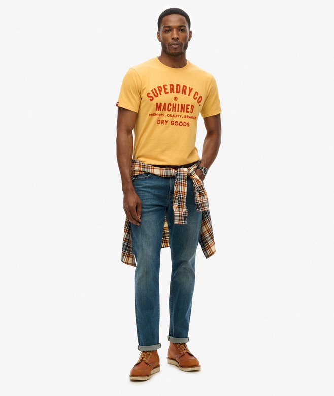 Superdry Workwear Flock Graphic T-Shirt