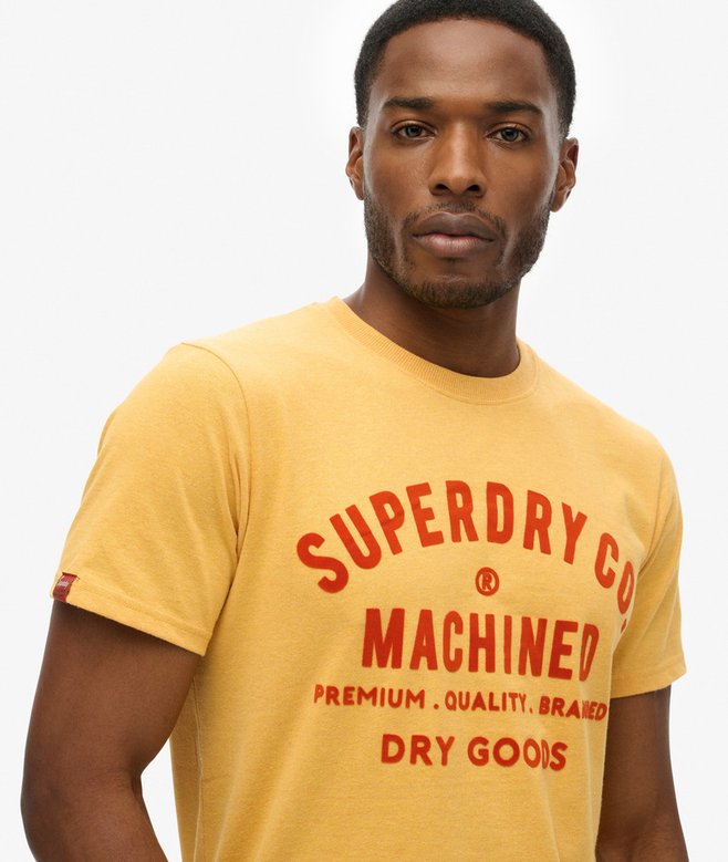 Superdry Workwear Flock Graphic T-Shirt