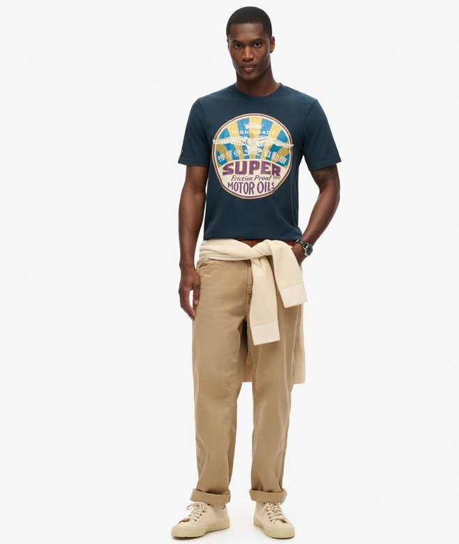 Superdry Workwear Gasoline Graphic T-Shirt