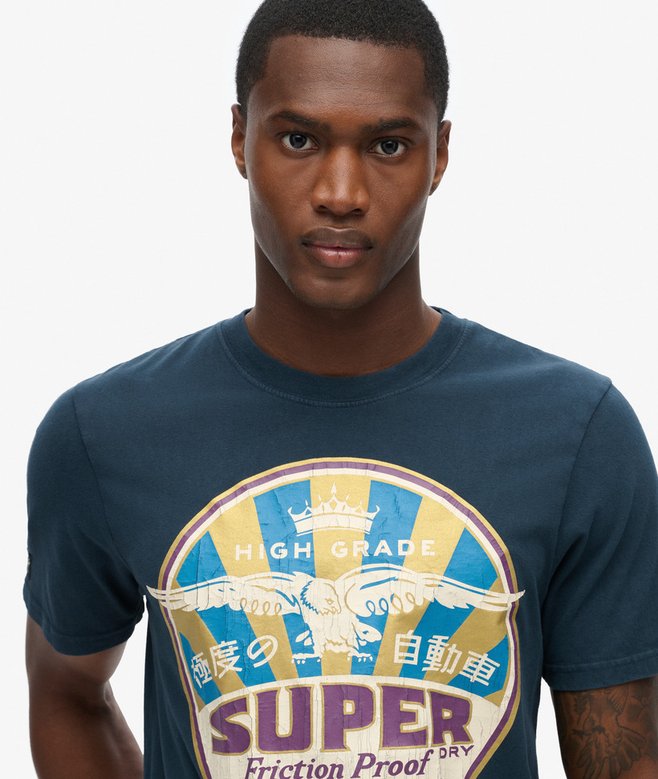 Superdry Workwear Gasoline Graphic T-Shirt