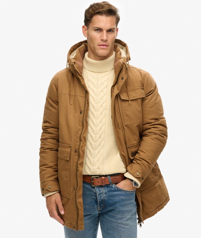 superdry Workwear Hooded Parka Jacket