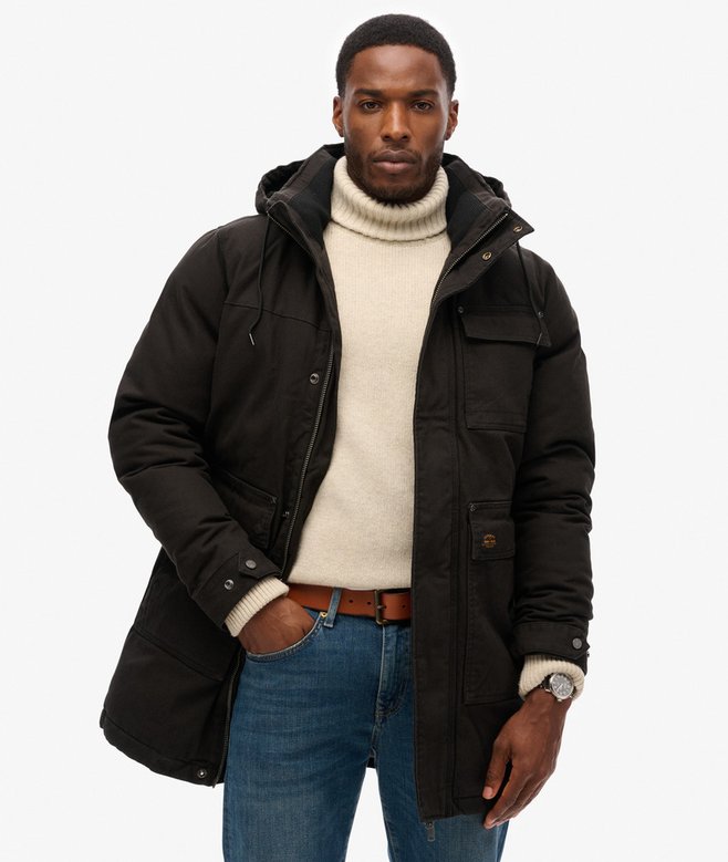 superdry Workwear Hooded Parka Jacket