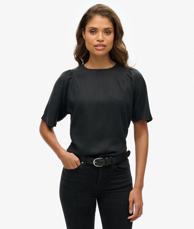 superdry Woven T-Shirt