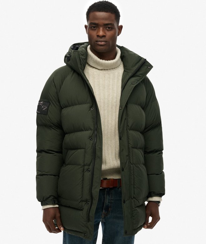 Superdry XPD Longline Baffle Parka Jacket