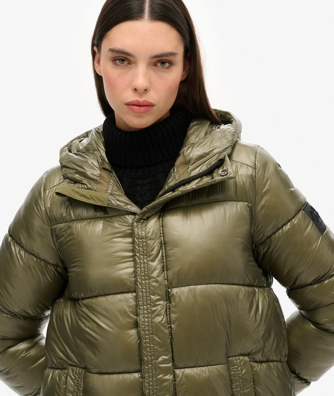 Superdry XPD Sports Longline Puffer Coat