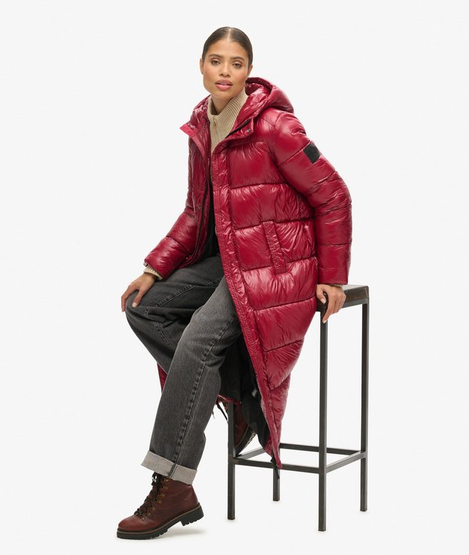 Superdry XPD Sports Longline Puffer Coat