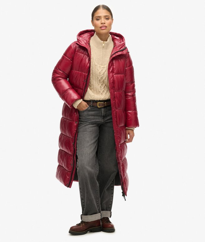 superdry XPD Sports Longline Puffer Coat