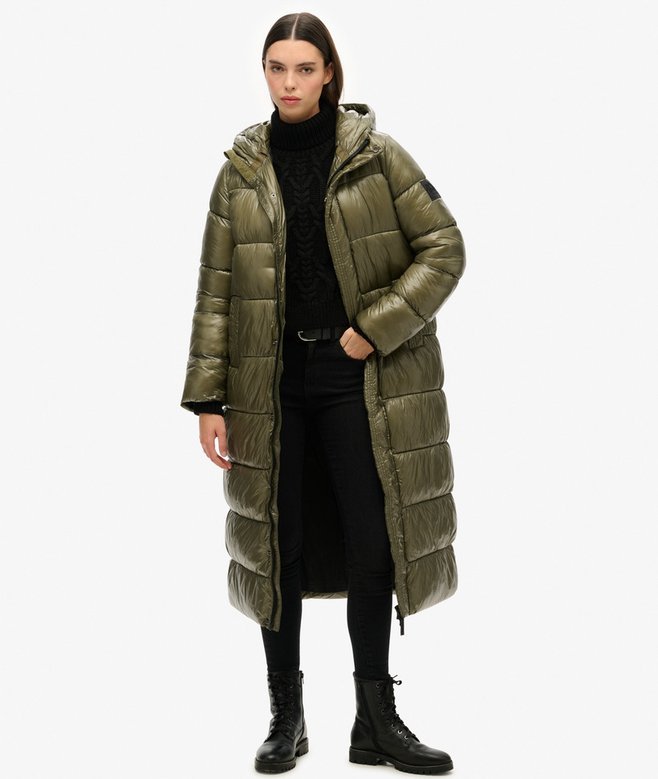 superdry XPD Sports Longline Puffer Coat