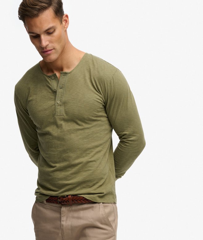 Superdry The Merchant Store - Grandad Lightweight Top