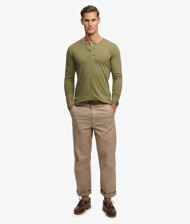 Superdry The Merchant Store - Grandad Lightweight Top