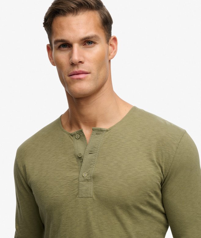 Superdry The Merchant Store - Grandad Lightweight Top