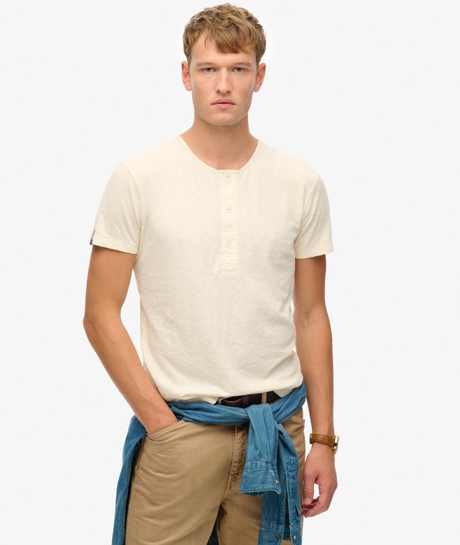 superdry The Merchant Store - Short Sleeve Grandad Top