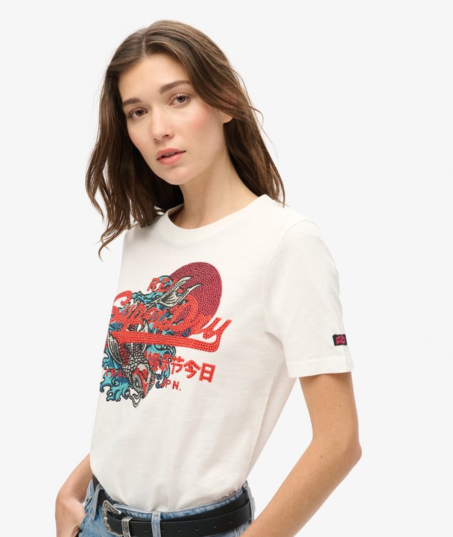 Superdry Tokyo Vintage Logo Graphic Relaxed T-Shirt